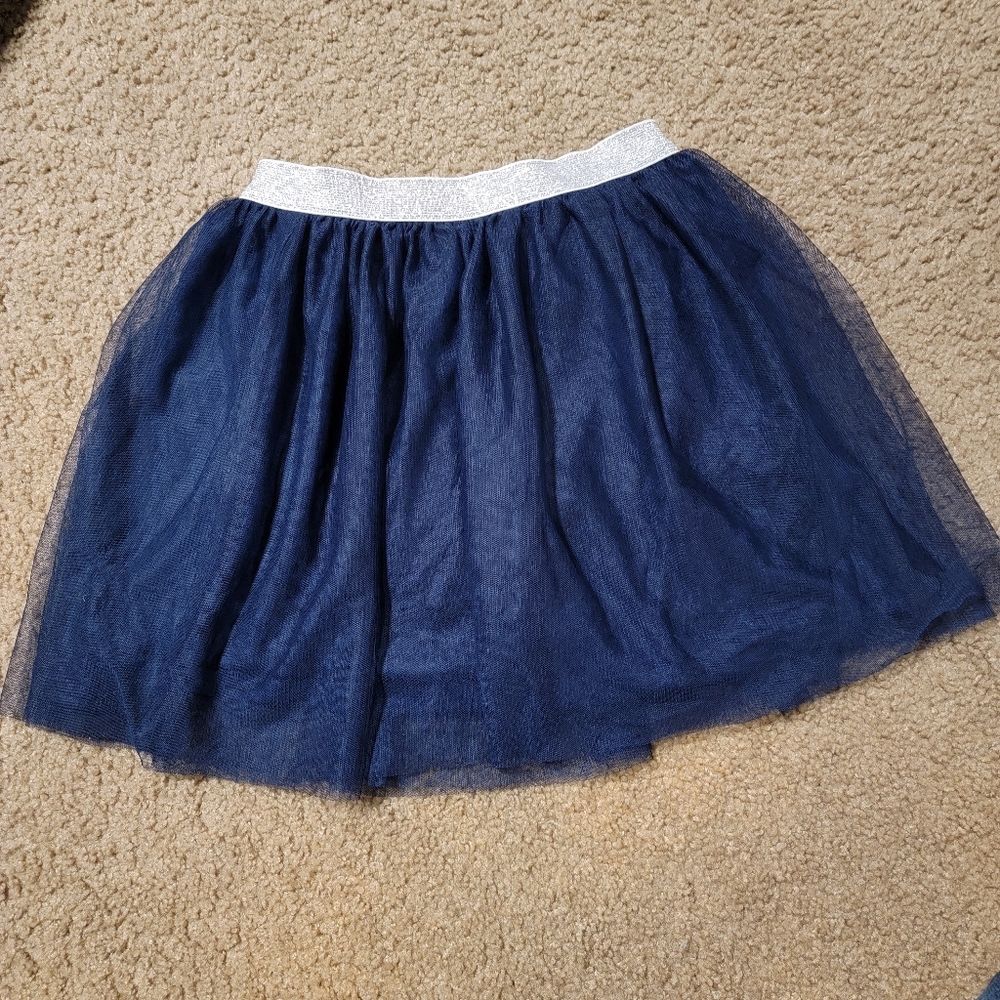 Dark blue tutu like skirt